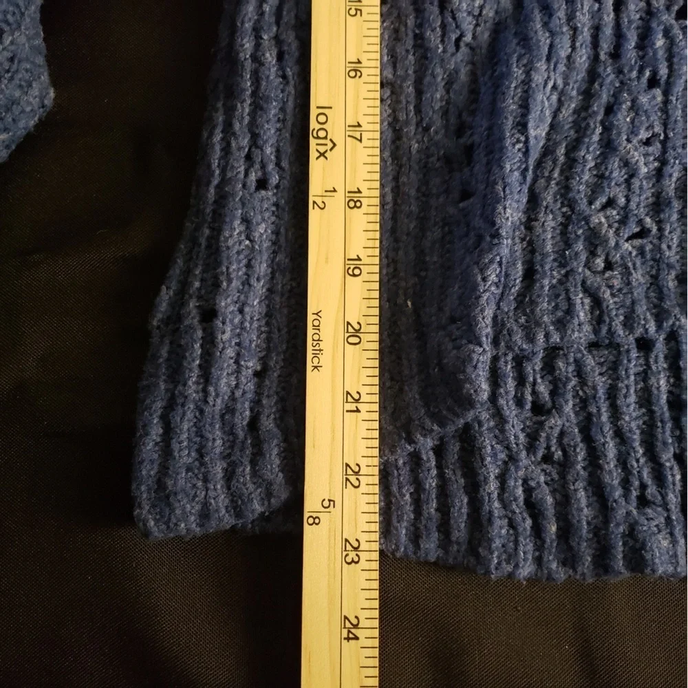 Free People Navy Blue Knit Crewneck‎ Sweater Women’s XS